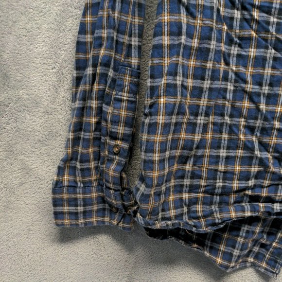 🍑GOODFELLOW Men Shirt Fall Button-Up Pocket Casual Plaid MEDIUM - Picture 10 of 11